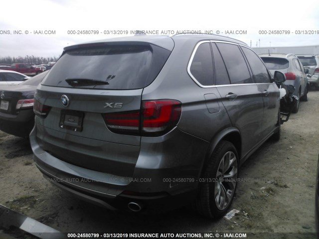 5UXKR2C39H0X04949 - 2017 BMW X5 SDRIVE35I GRAY photo 4