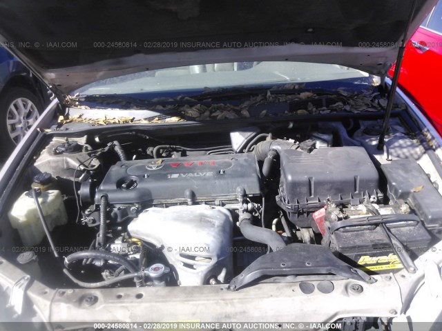 4T1BE32K64U804386 - 2004 TOYOTA CAMRY LE/XLE/SE BROWN photo 10