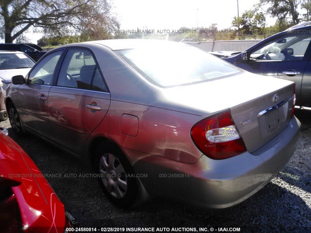 4T1BE32K64U804386 - 2004 TOYOTA CAMRY LE/XLE/SE BROWN photo 3