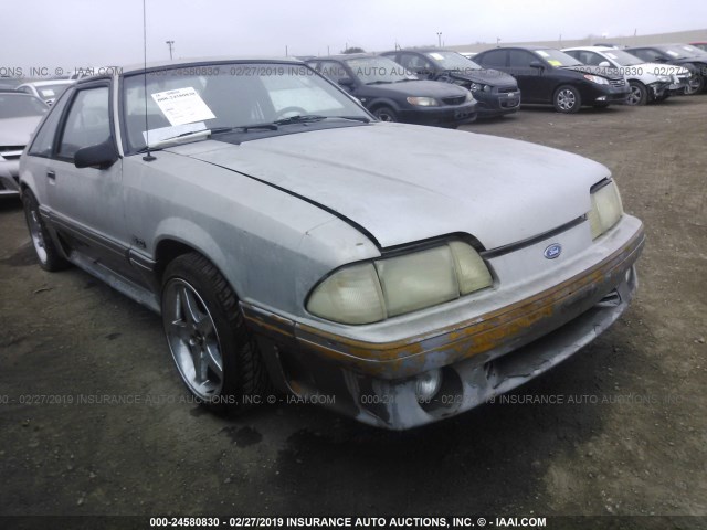 1FACP42E0MF101329 - 1991 FORD MUSTANG GT/COBRA GT GRAY photo 1