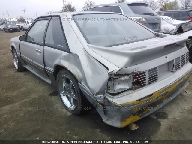 1FACP42E0MF101329 - 1991 FORD MUSTANG GT/COBRA GT GRAY photo 3