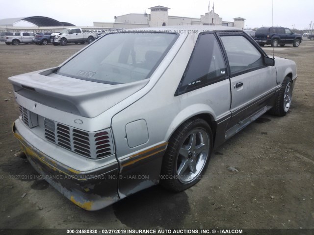 1FACP42E0MF101329 - 1991 FORD MUSTANG GT/COBRA GT GRAY photo 4