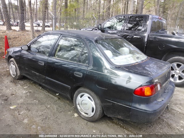 2T1BR12E0XC113900 - 1999 TOYOTA COROLLA VE/CE/LE 绿色 照片 3