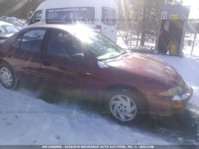 1G1JF5247T7254454 - 1996 CHEVROLET CAVALIER LS RED photo 1