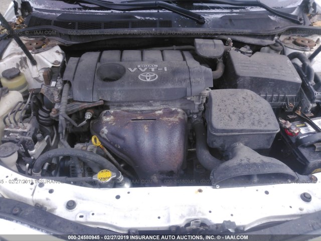 4T1BF3EK5AU543823 - 2010 TOYOTA CAMRY SE/LE/XLE 白色 照片 10