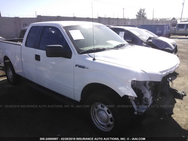 1FTFX1CF0BKD12497 - 2011 FORD F150 SUPER CAB WHITE photo 1