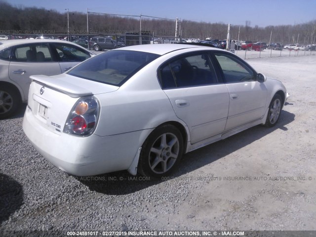 1N4BL11D33C238733 - 2003 NISSAN ALTIMA SE WHITE photo 4