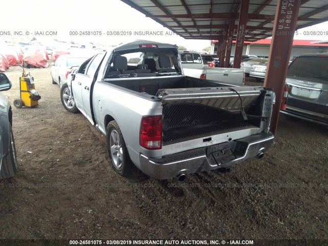 1C6RR7GT3GS216887 - 2016 RAM 1500 SLT SILVER photo 3