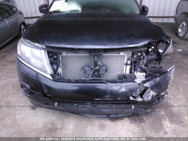 5N1AR2MM7DC650866 - 2013 NISSAN PATHFINDER S/SV/SL/PLATINUM BLACK photo 6