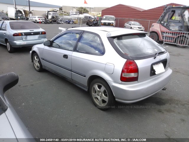 2HGEJ6443XH110468 - 1999 HONDA CIVIC DX SILVER photo 3