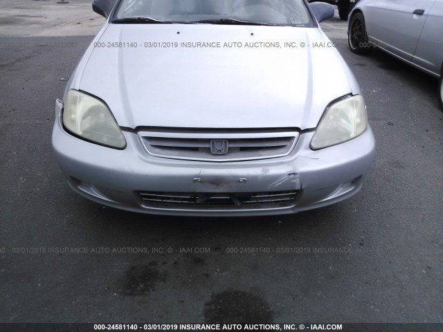 2HGEJ6443XH110468 - 1999 HONDA CIVIC DX SILVER photo 6