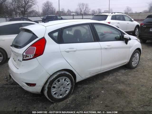 3FADP4TJ7GM169938 - 2016 FORD FIESTA S WHITE photo 4