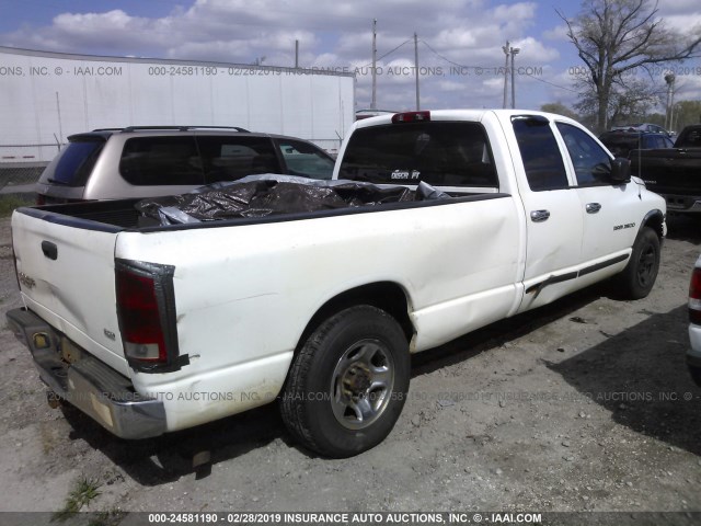 3D7KA28D33G721976 - 2003 DODGE RAM 2500 ST/SLT WHITE photo 4