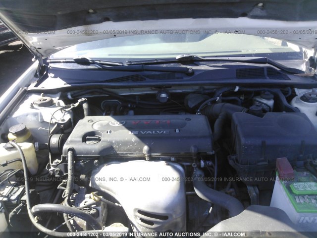 4T1BE32K03U234772 - 2003 TOYOTA CAMRY LE/XLE/SE WHITE photo 10
