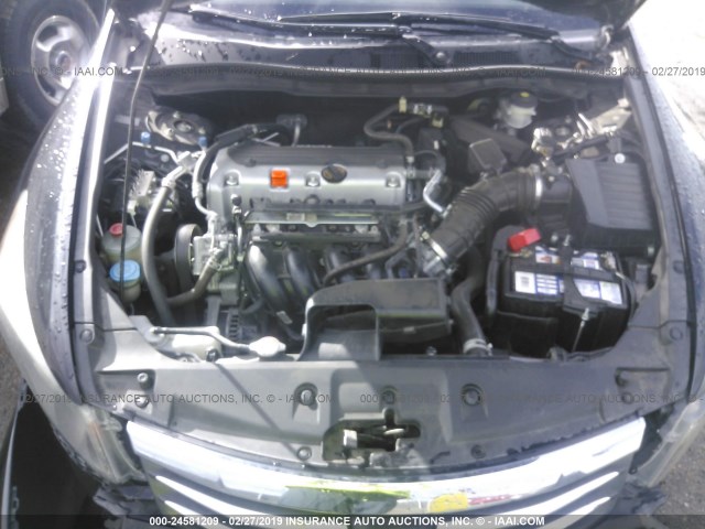 1HGCP2F64CA242631 - 2012 HONDA ACCORD SE 黑色 照片 10