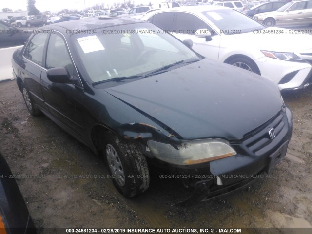 1HGCF86661A038075 - 2001 HONDA ACCORD VALUE GREEN photo 1