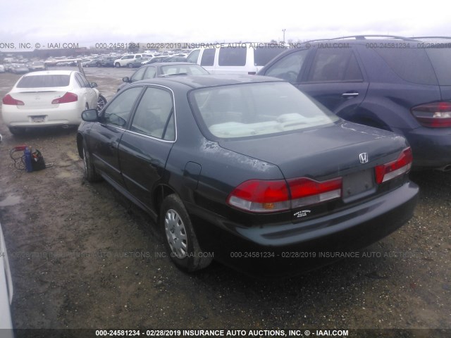 1HGCF86661A038075 - 2001 HONDA ACCORD VALUE GREEN photo 3