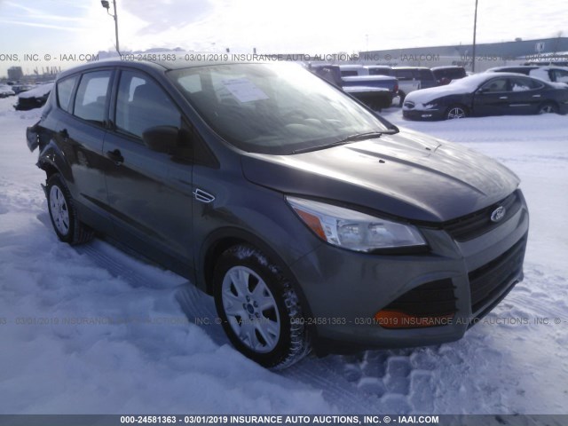 1FMCU0F7XEUA67707 - 2014 FORD ESCAPE S GRAY photo 1