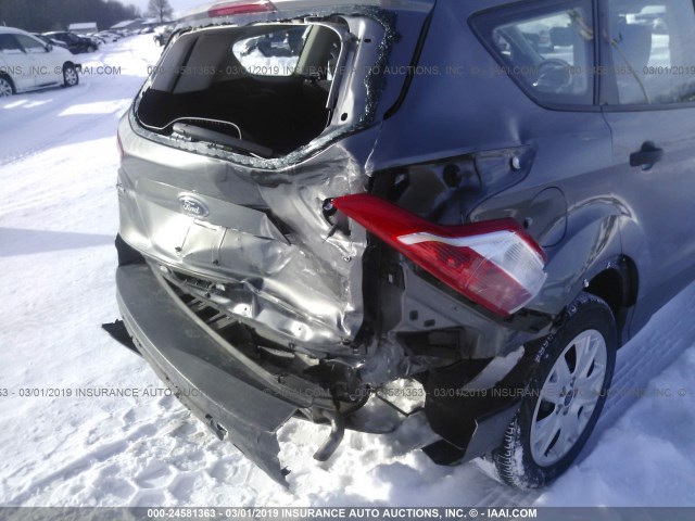 1FMCU0F7XEUA67707 - 2014 FORD ESCAPE S GRAY photo 6