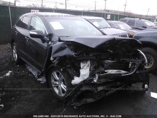 5J8TB4H50EL016706 - 2014 ACURA RDX TECHNOLOGY BLACK photo 1