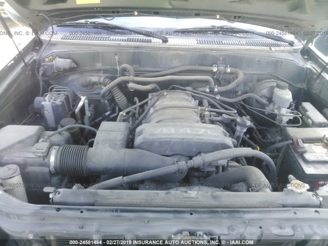 5TDZT38A51S049822 - 2001 TOYOTA SEQUOIA LIMITED GREEN photo 10