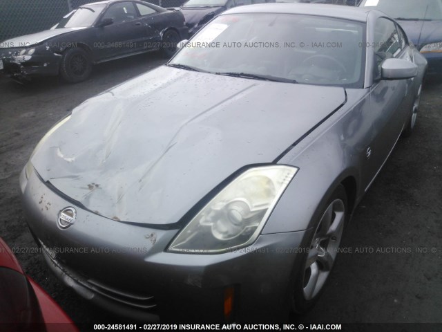 JN1AZ34D16M303513 - 2006 NISSAN 350Z COUPE GRAY photo 2