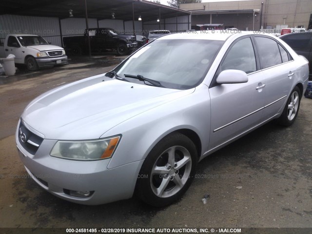 5NPEU46C98H306096 - 2008 HYUNDAI SONATA SE/LIMITED SILVER photo 2