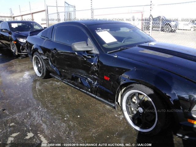 1ZVHT82H385121323 - 2008 FORD MUSTANG GT BLACK photo 6