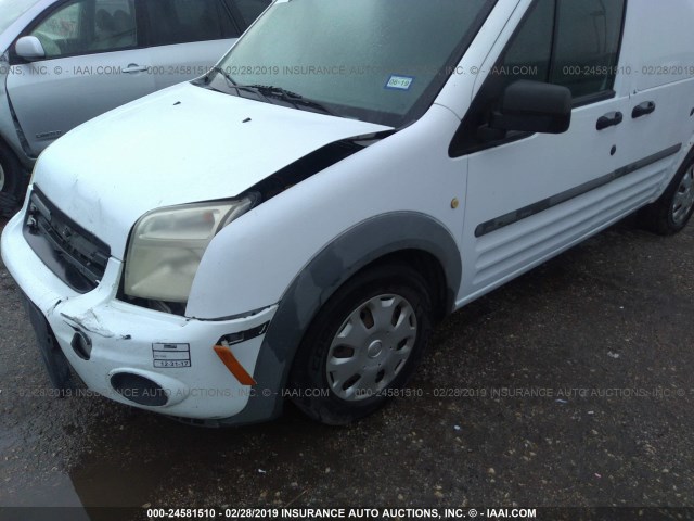 NM0LS7BN3AT036092 - 2010 FORD TRANSIT CONNECT XLT WHITE photo 6