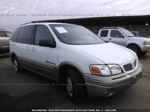 1GMDU03EXXD246503 - 1999 PONTIAC MONTANA / TRANS S  WHITE photo 1