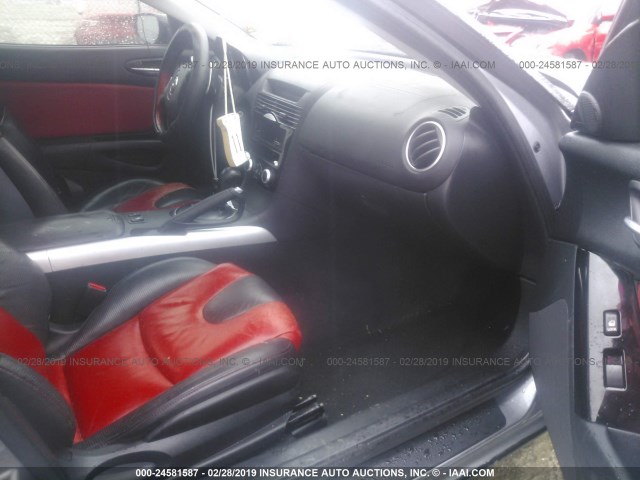 JM1FE17N240123100 - 2004 MAZDA RX8 BLACK photo 5