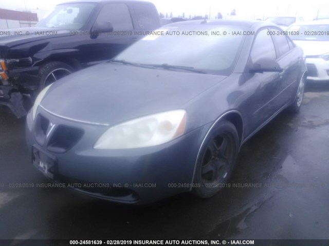 1G2ZG57B284201804 - 2008 PONTIAC G6 SE GRAY photo 2