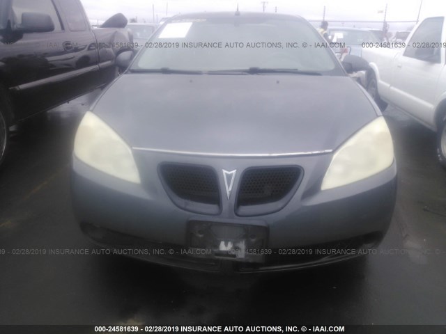 1G2ZG57B284201804 - 2008 PONTIAC G6 SE GRAY photo 6