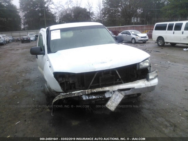 1GCEC19Z96E213027 - 2006 CHEVROLET SILVERADO C1500 WHITE photo 6