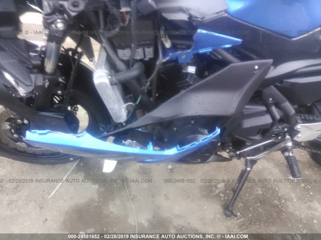 JKAEXEK10JDA23550 - 2018 KAWASAKI EX650 F BLUE photo 9