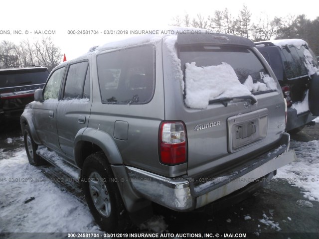 JT3HN86R920369729 - 2002 TOYOTA 4RUNNER SILVER photo 3