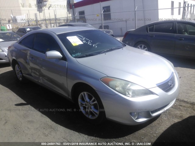 4T1CE38P84U918459 - 2004 TOYOTA CAMRY SOLARA SE/SLE SILVER photo 1