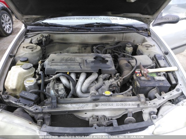 1Y1SK52812Z418290 - 2002 CHEVROLET GEO PRIZM LSI SILVER photo 10