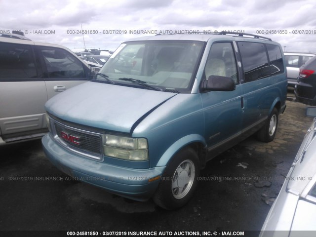 1GKDM19W6SB555159 - 1995 GMC SAFARI XT GREEN photo 2