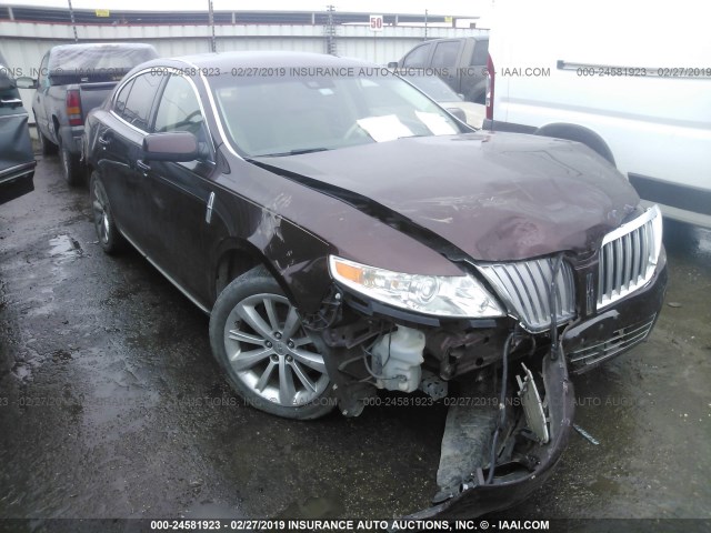 1LNHL9DR6AG604566 - 2010 LINCOLN MKS MAROON photo 1