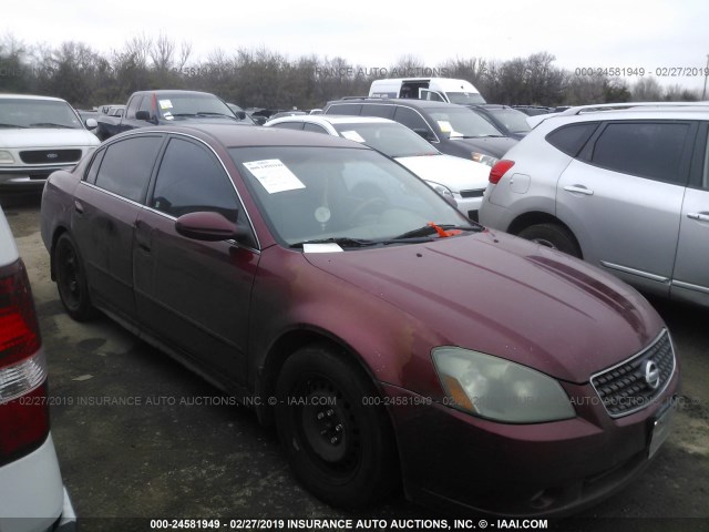 1N4AL11D56N423810 - 2006 NISSAN ALTIMA S/SL BURGUNDY photo 1