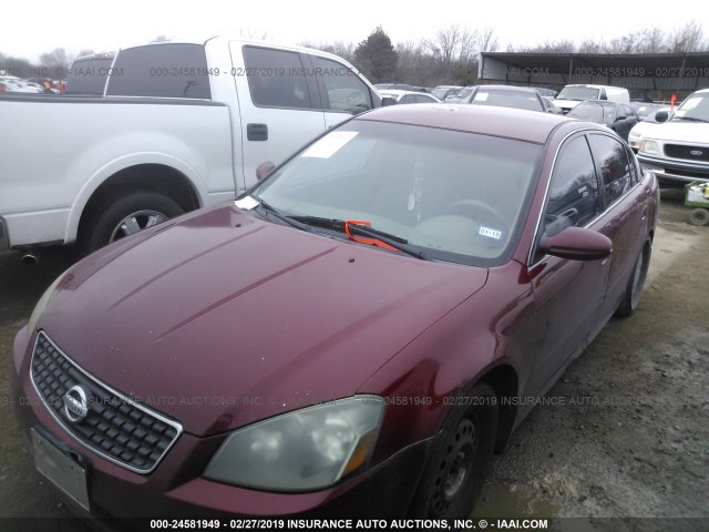 1N4AL11D56N423810 - 2006 NISSAN ALTIMA S/SL BURGUNDY photo 2