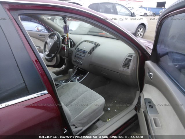 1N4AL11D56N423810 - 2006 NISSAN ALTIMA S/SL BURGUNDY photo 5