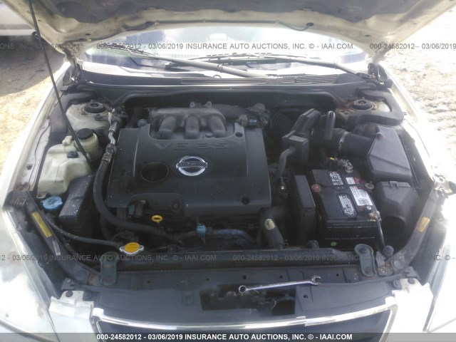 1N4BL11E73C212001 - 2003 NISSAN ALTIMA SE WHITE photo 10