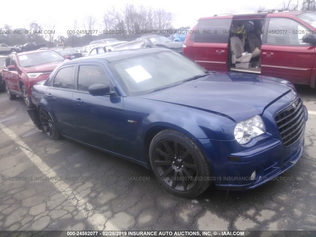 2C3KA73W77H630137 - 2007 CHRYSLER 300C SRT-8 BLUE photo 1