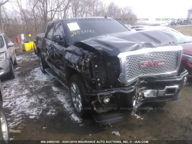 3GTU2WEC3EG440072 - 2014 GMC SIERRA K1500 DENALI BLACK photo 1