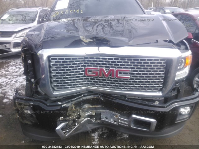 3GTU2WEC3EG440072 - 2014 GMC SIERRA K1500 DENALI BLACK photo 6