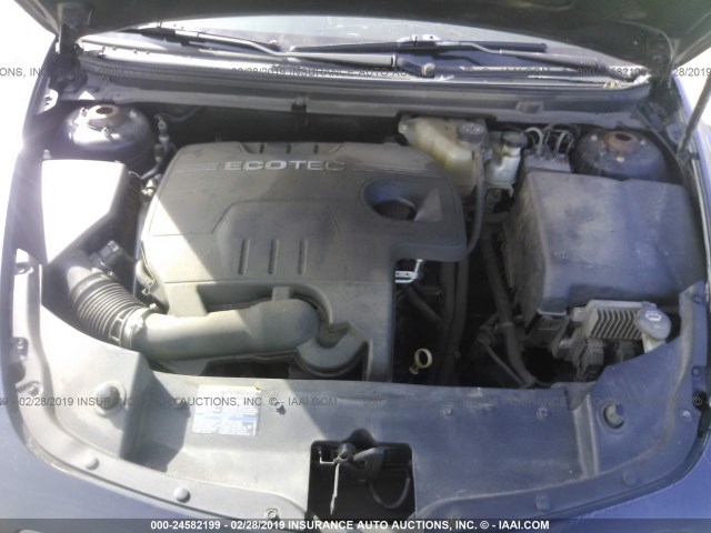 1G1ZH57B294147228 - 2009 CHEVROLET MALIBU 1LT 蓝色 照片 10