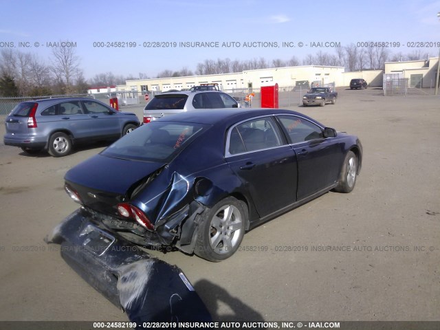 1G1ZH57B294147228 - 2009 CHEVROLET MALIBU 1LT 蓝色 照片 4