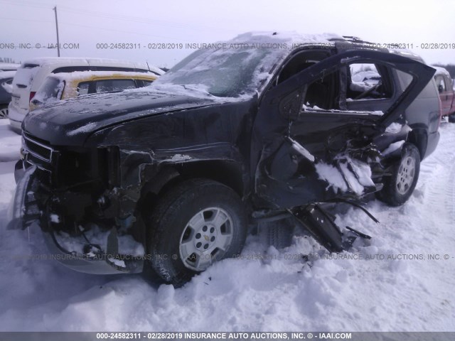 1GNFK23049J113721 - 2009 CHEVROLET TAHOE K1500 LT BLACK photo 6